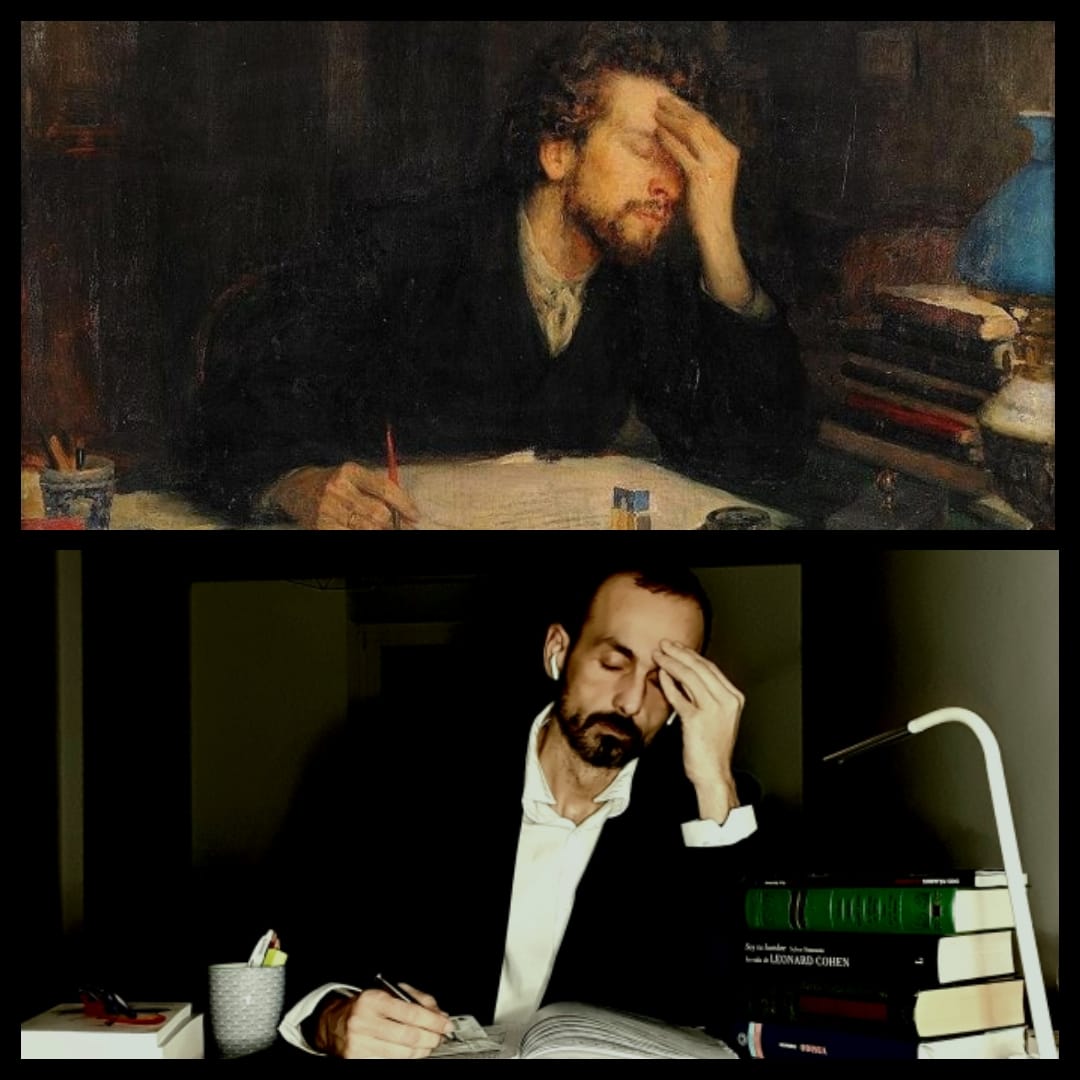 Gaztear's tweet photo. Mucho que si @IsisRuiz82 es muy guapa, que lo hace muy bien, que esto y que lo otro. ¿Y yo, qué?
😎
«La pasión de la creación», de Leonid Pasternak (1873).
#impresionismo #cuarentenacreativa #compartearte #arte #tussenkunstenquarantaine #pintura #artist #fotosartisticas https://t.co/2ZwZSt4ZbH