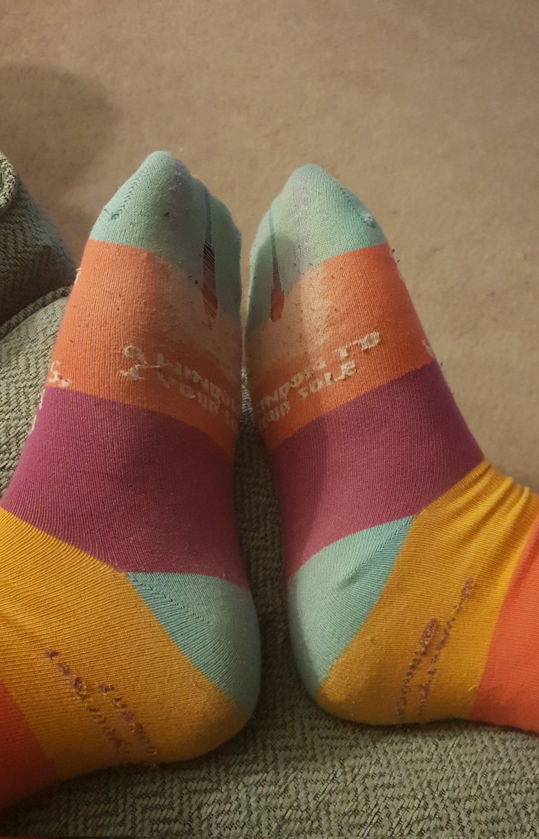 PurpleRLB's tweet photo. @innocent I'd LOVE another pair of Innocent socks🙏 🧦I was so lucky to get a pair a few years ago, I just love love them &amp; genuinely wear them so often (even with holes!), miss them when they're in the wash,tried&amp; missed out last year and was so sad😔Would be forever grateful for socks 😊 https://t.co/OtjxIdV1bl
