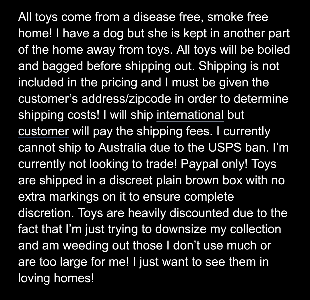 AshesTerrible's tweet photo. I'm weeding out some of my personal toy collection! Super discounted, figured I'd post here before posting to Dragonmoor. PM me if you are interested in any!
#dildo #secondhandsales #silicone #fantasydildo #sextoy https://t.co/kRADSex5fn