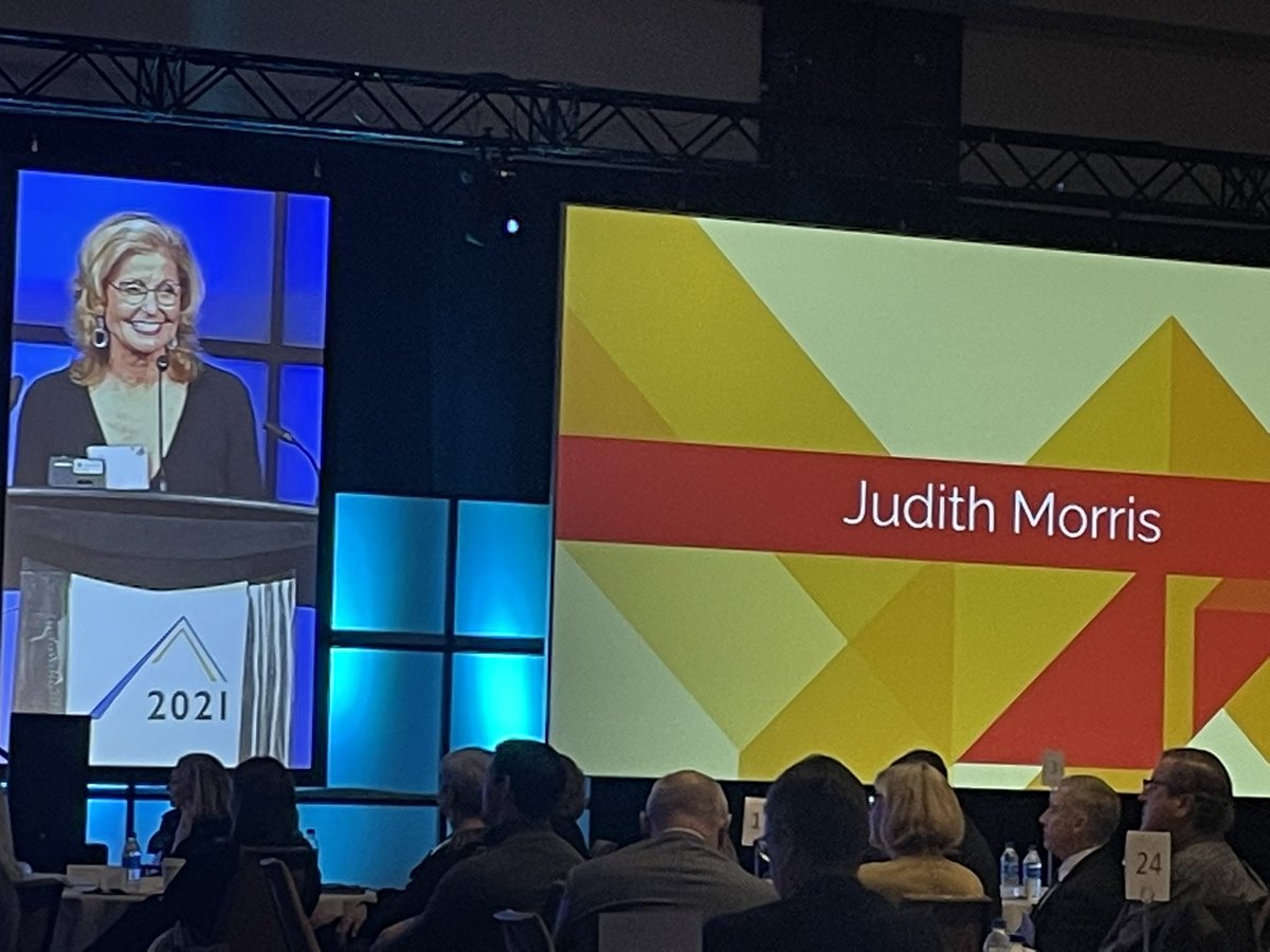Congratulations to <a href="/JudithMorrisLC/">Judith Morris</a> on receiving the Minister’s Lifetime Achievement Award.  It is so very well deserved!  <a href="/LambtonCollege/">lambtoncollege</a> is very proud! Thank you to <a href="/JillDunlop1/">Jill Dunlop</a> for being at #2021HES today to present the award! #LCpride