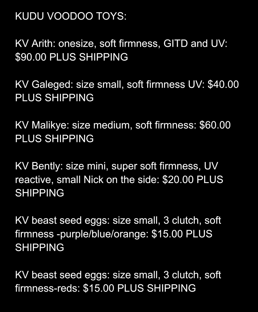 AshesTerrible's tweet photo. I'm weeding out some of my personal toy collection! Super discounted, figured I'd post here before posting to Dragonmoor. PM me if you are interested in any!
#dildo #secondhandsales #silicone #fantasydildo #sextoy https://t.co/kRADSex5fn