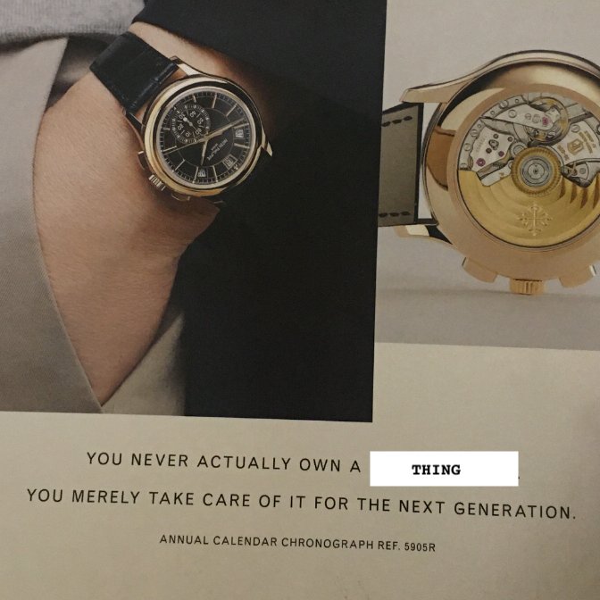 multiplateau's tweet image. It’s too bad this is just ad copy and not a general maxim for care