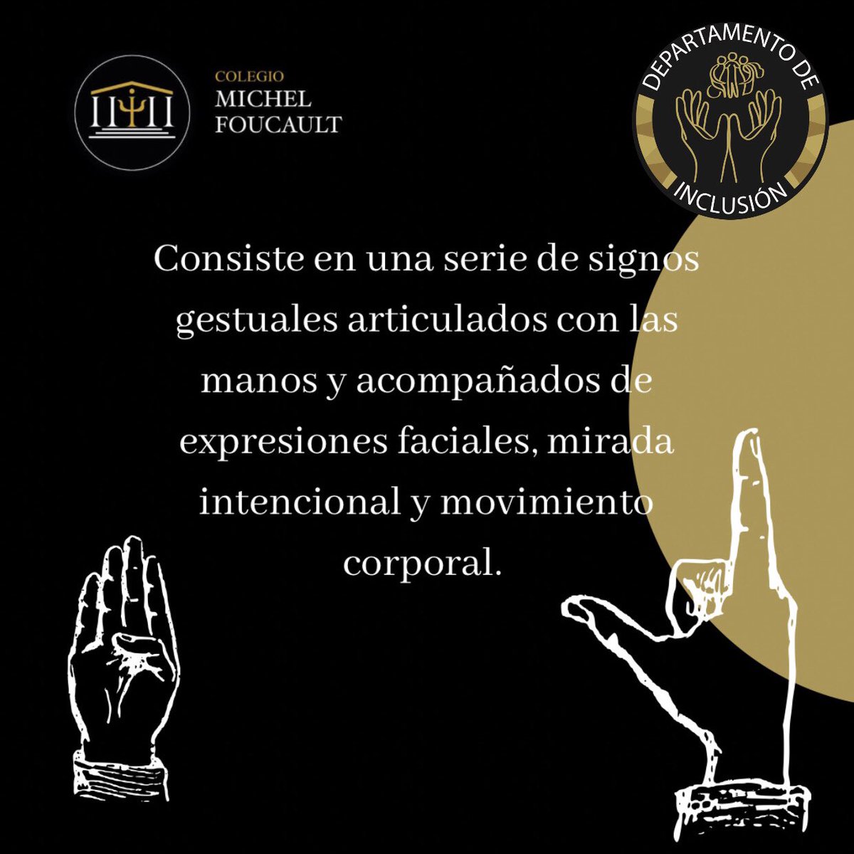ColegioFoucault's tweet photo. ¿Se dice Lengua o Lenguaje de de Señas Mexicana?
#ColegioMichelFoucault #reddeescucha #inclusión #Crítica #política #poética #reddeescucha #psicología https://t.co/lbsDwg4sKF
