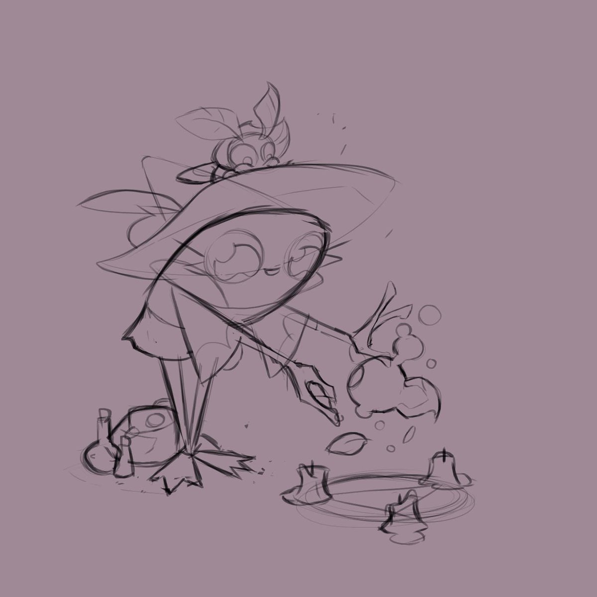 Javi_Pajuelo's tweet photo. ๐ธ๐ฎโจโจ
#tinyfriend #frog #tinyfrog #illustration #witch https://t.co/2ypwxv2hgo