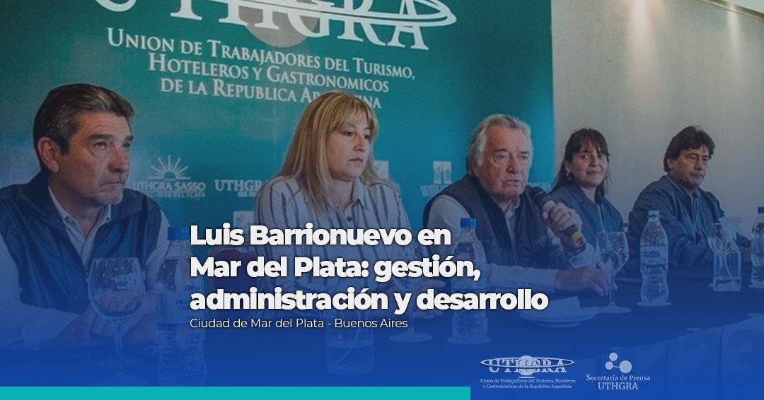 #LuisBarrionuevo ratificó el 49% de incremento salarial acordado en paritarias y un incremento en el #PlusDeTemporada para los trabajadores. “Estuvimos siempre y #UTHGRAMardelPlata estuvo distribuyendo permanentemente cajas de alimentos”

🔗bit.ly/3d3BGsV