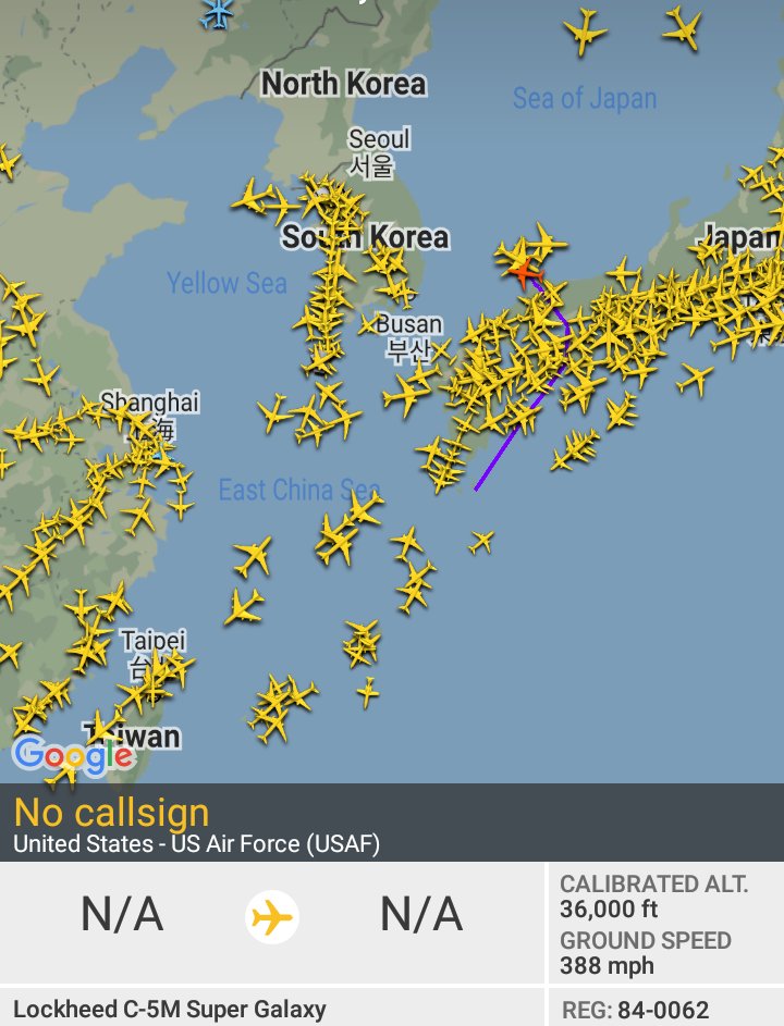 Oceanworldfree's tweet photo. 🇺🇸USAF 84-0062 #AE055D
#SeaOfJapan
#Shimane's coast
#島根県
Lockheed C-5M Super Galaxy https://t.co/wBj8sYzOae