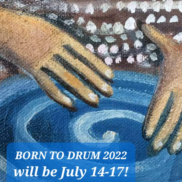 #BornToDrumCamp is coming back to Oakland, July 14-17, 2022! Donate to our #GivingTuesday fundraiser via PayPal (email is womendrummers@ gmail.com) or on our Facebook page. #WomenDrummers #FemaleDrummer