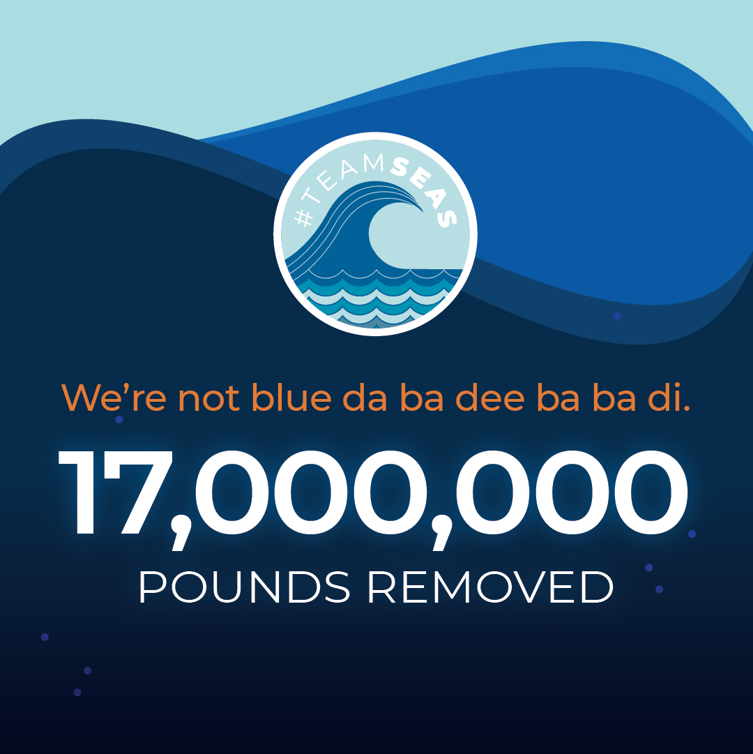 teamseas's tweet image. 17M strong. #TeamSeas