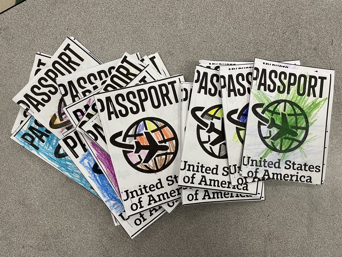 We got a package from Globe Trot Scott today! Luckily he gave us passports and boarding passes so we could join him on a trip to Israel! The first of our stops during our Holidays Around the World unit! 🌎 <a href="/CoveSchoolOwls/">Cove Elementary School</a>