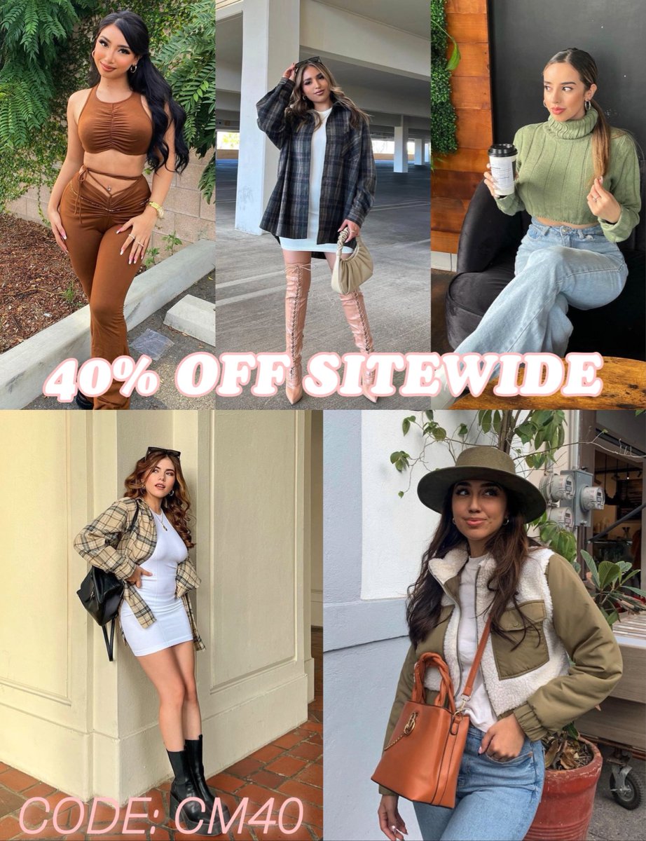 laurasboutique's tweet photo. OVER 500+ MARKED ITEMS ON SALE!!! SAVE AN EXTRA 40% OFF W/ CODE: CM40 🤍 https://t.co/DOk7Vvv4Yn https://t.co/Y7LKFq4v2H