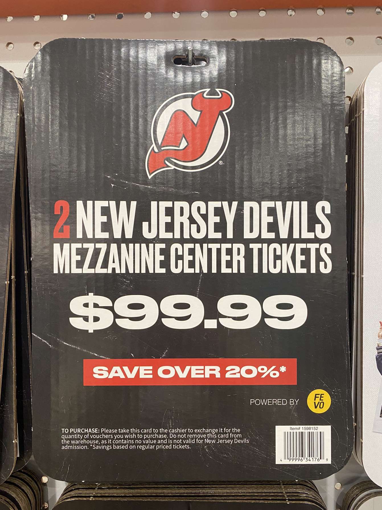 Josh on X: Devils tickets at…..Costco???  / X