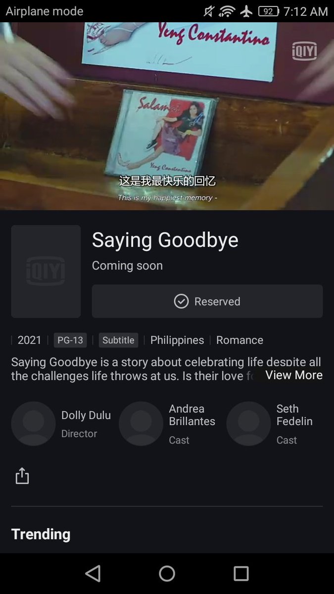 Onleehannah's tweet photo. Downloaded IQIYI. Excited for this series ng #Sethdrea ❤ bilang isang YENGSTER support tayo jan, syempre anjan si @YengPLUGGEDin 😍 tapos fandom natin anjan din so sinong di mapaproud? Waaaah! Exciting.. for sure makakarelate tayo jan bilang FANGIRL 😅❤ #SayingGoodbye #Yengster https://t.co/12ZFb2tDFd