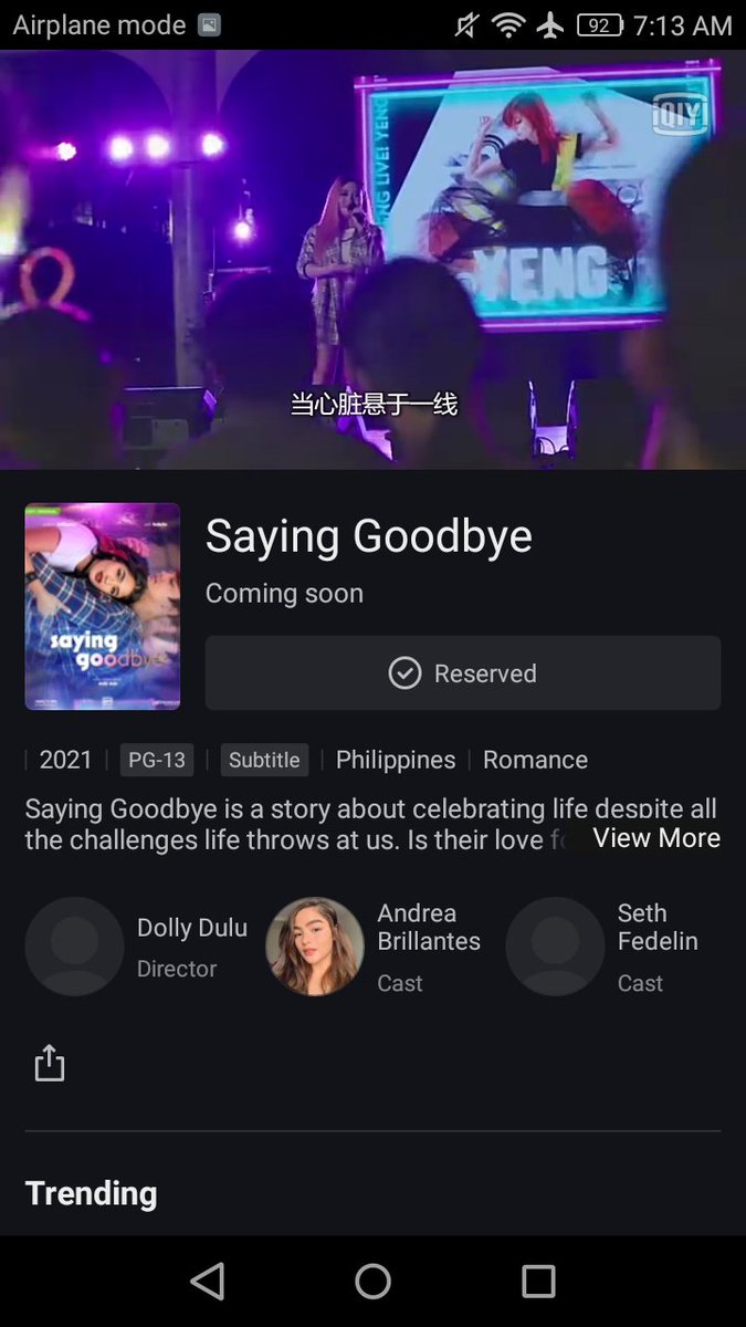Onleehannah's tweet photo. Downloaded IQIYI. Excited for this series ng #Sethdrea ❤ bilang isang YENGSTER support tayo jan, syempre anjan si @YengPLUGGEDin 😍 tapos fandom natin anjan din so sinong di mapaproud? Waaaah! Exciting.. for sure makakarelate tayo jan bilang FANGIRL 😅❤ #SayingGoodbye #Yengster https://t.co/12ZFb2tDFd