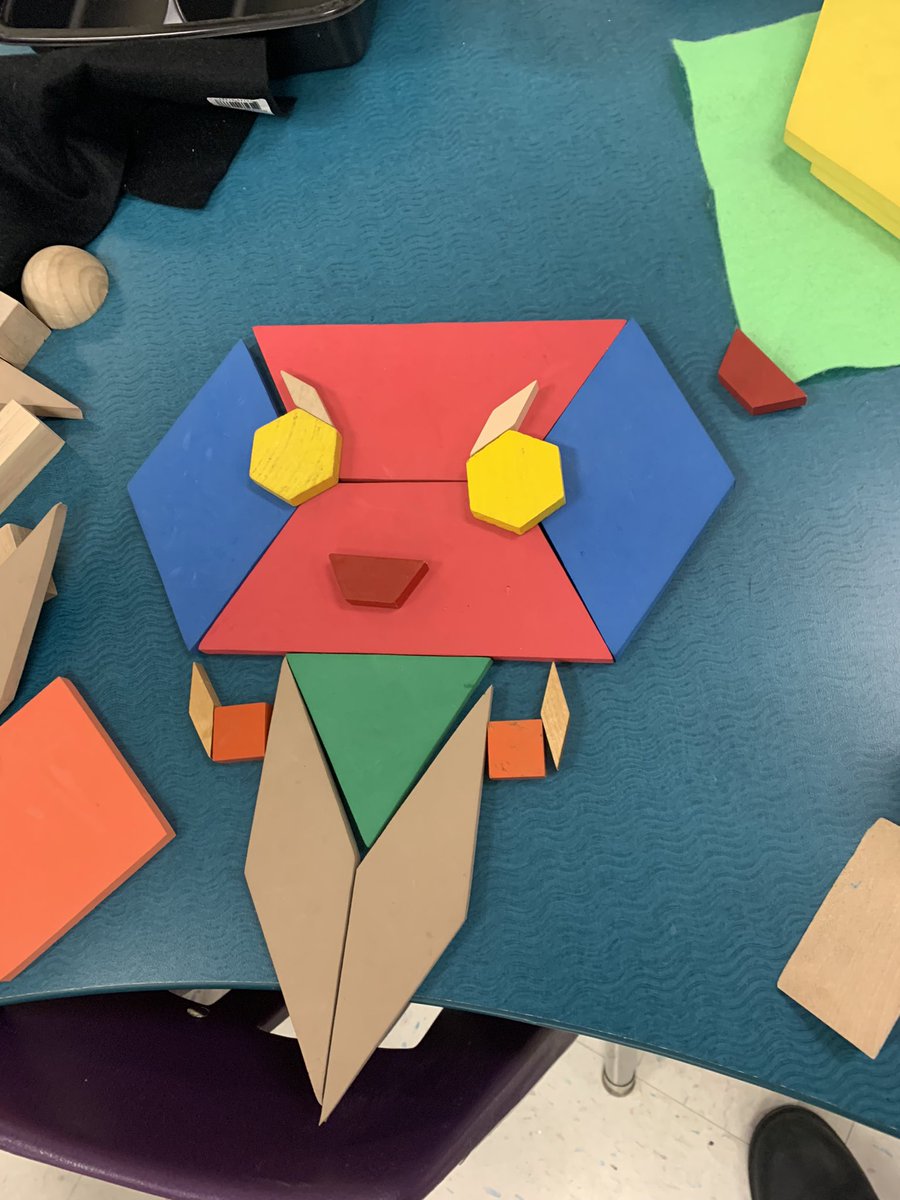 WDSKPearson's tweet image. Free exploration of 2D and 3D shapes. Look at these creations! @kinder_math @wdsprincipal