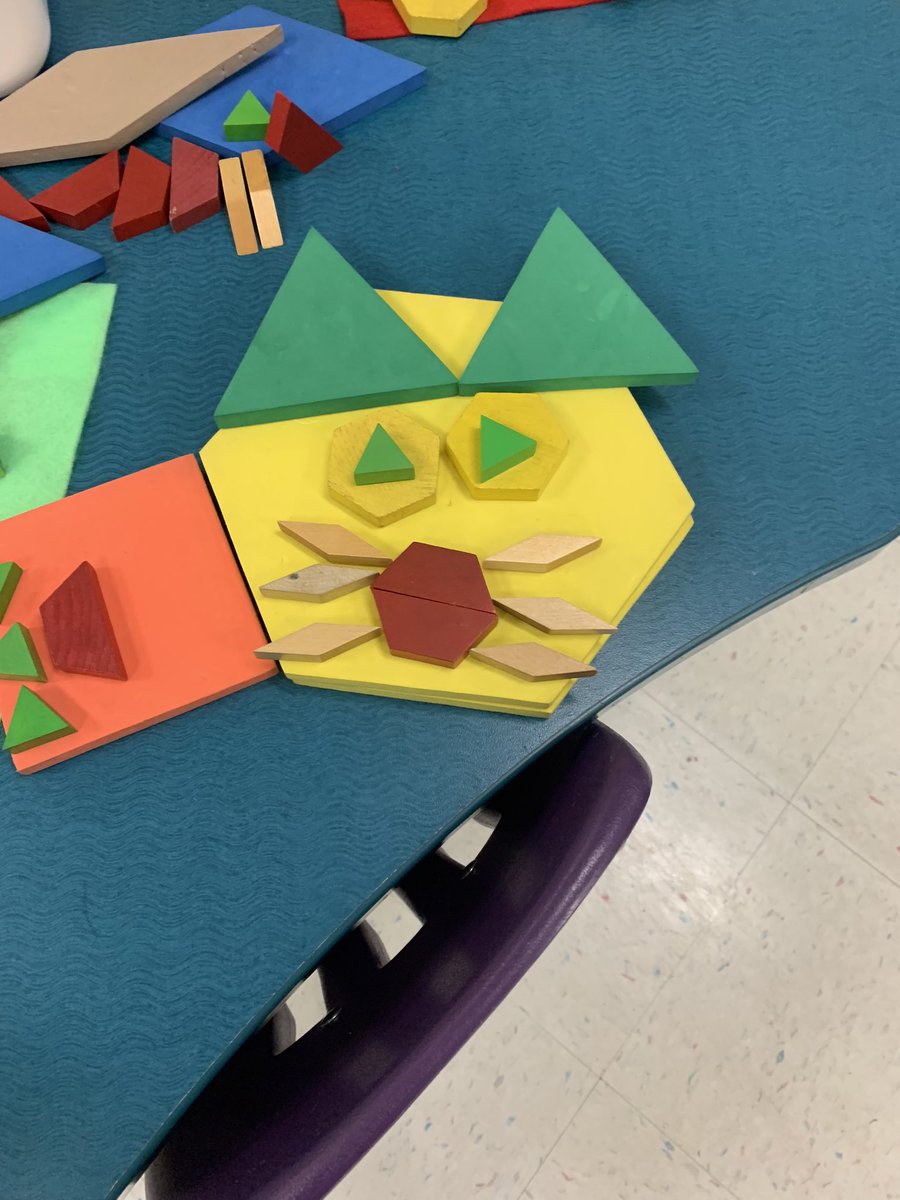 WDSKPearson's tweet image. Free exploration of 2D and 3D shapes. Look at these creations! @kinder_math @wdsprincipal