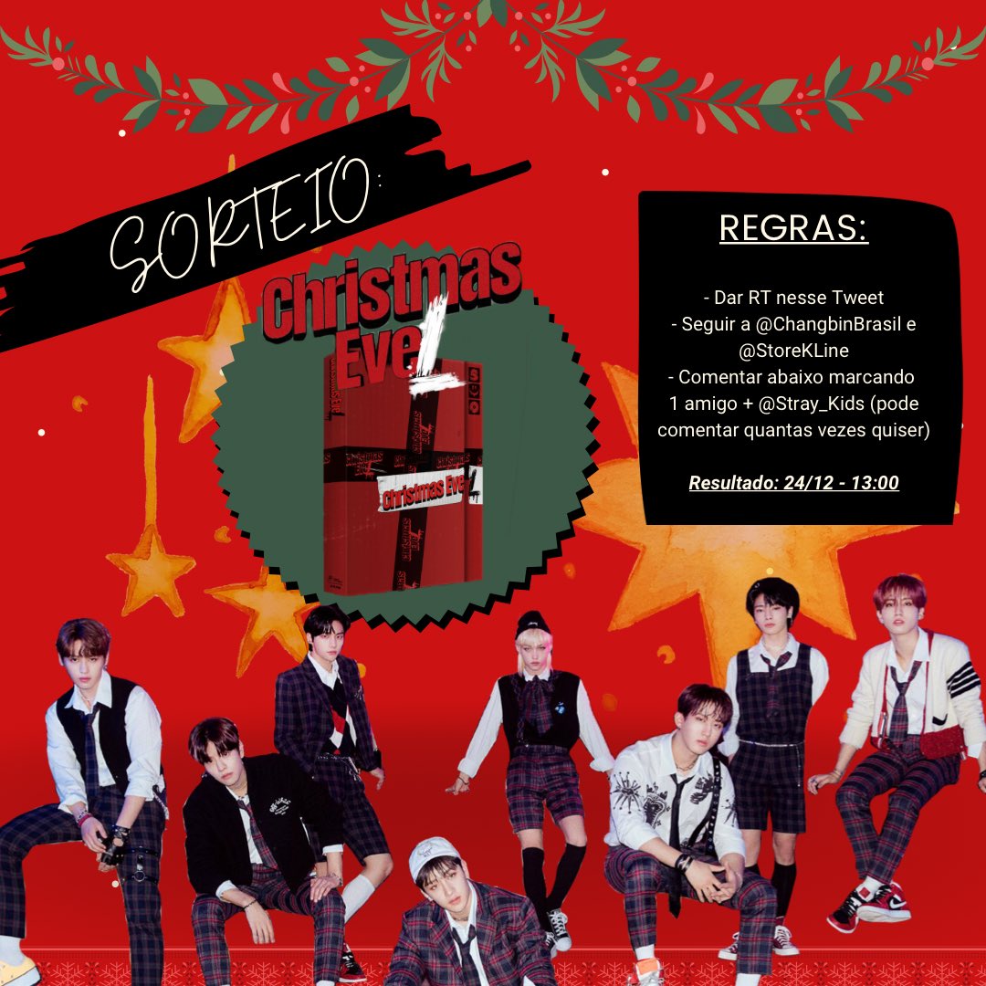 ChangbinBrasil's tweet photo. ✨🎄SORTEIO DE NATAL 🎄✨

Nós, juntamente com a @StoreKLine iremos sortear um ‘Christmas EveL’! 🥳

Quer ganhar esse presentão de Natal? Para participar é muito fácil, só seguir as regras que estão no banner! 

Resultado: 24/12 às 13:00.

Boa sorte a todos e FELIZ NAVIDAD! 🎅 https://t.co/jeBtreG1dl
