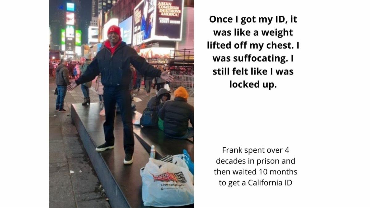 Ourroadprison's tweet photo. Should everyone leaving prison receive a Cal-ID?  Read more https://t.co/F2uICeAmZ1 https://t.co/8RJnkAY8nL