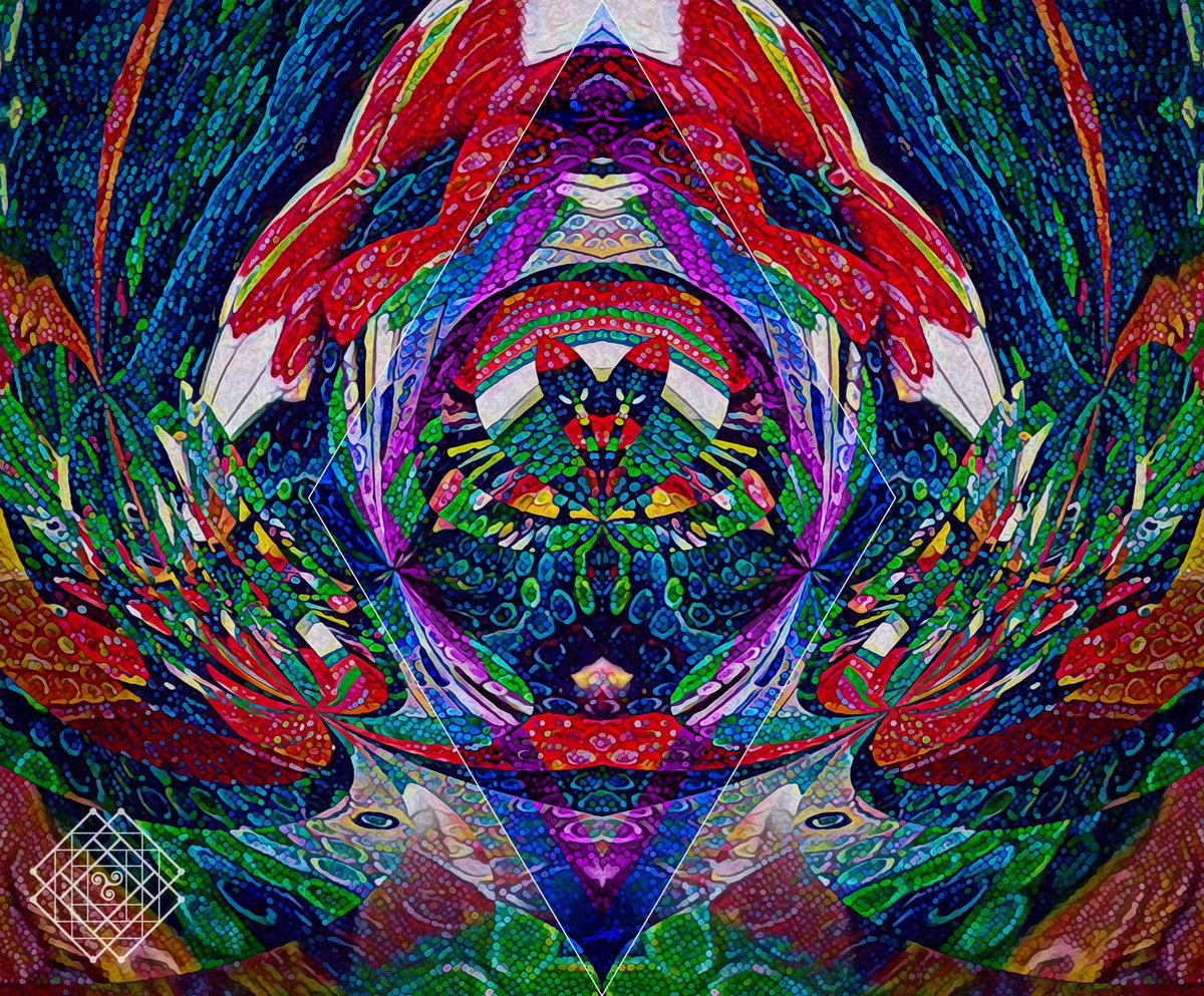 AiiraMeridA's tweet photo. Digi-Wixárital Si'kuli

An abstract representation of the traditional Wixárican amulets called "Tzicuri" (eye of God) which are created as a medium to interact with the spiritual world and to bring blessings and protection to the newborn children.

https://t.co/MERvVrYUSQ https://t.co/APyZp3sdZ0