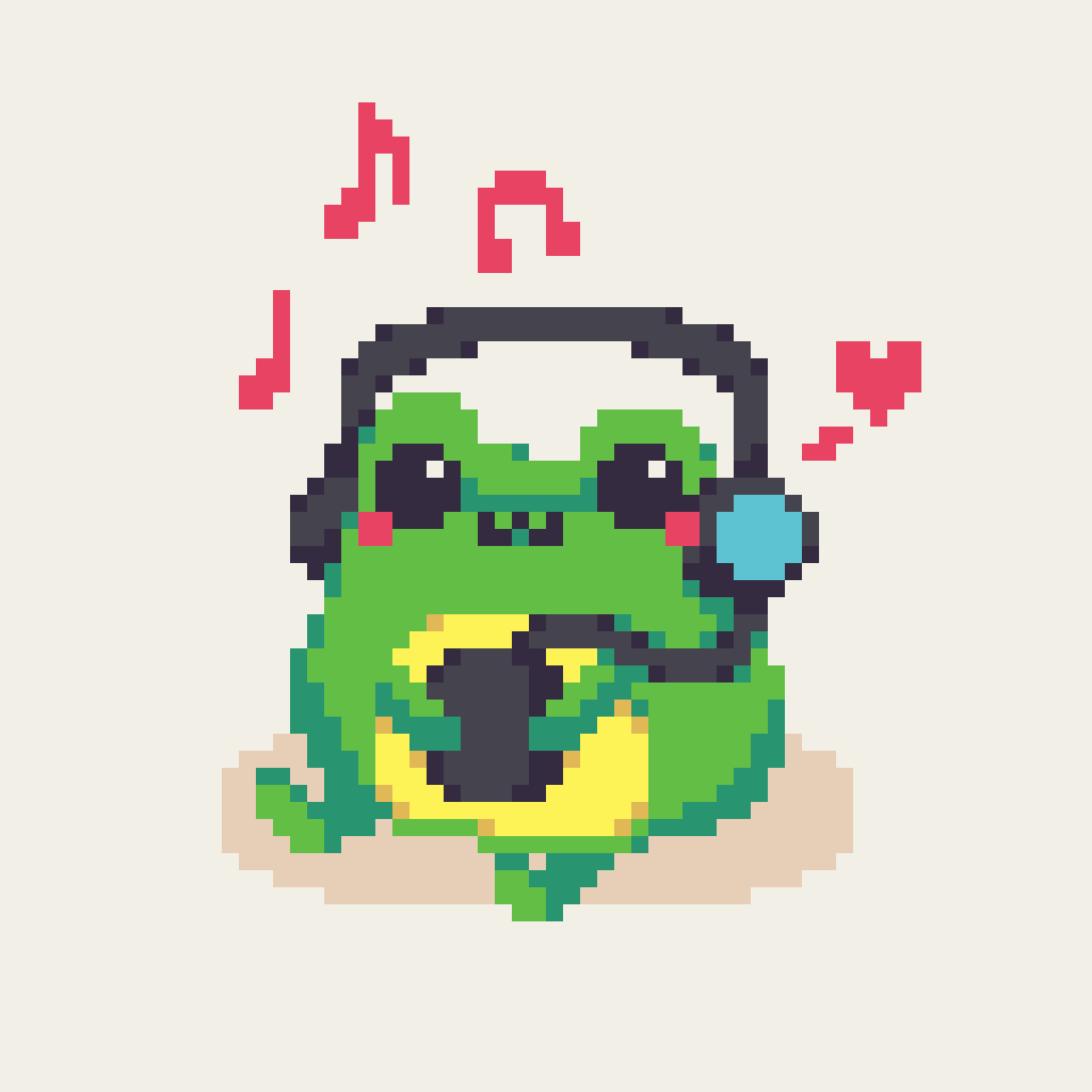 Pixilart - Frog Kawaii Perfil by Josss