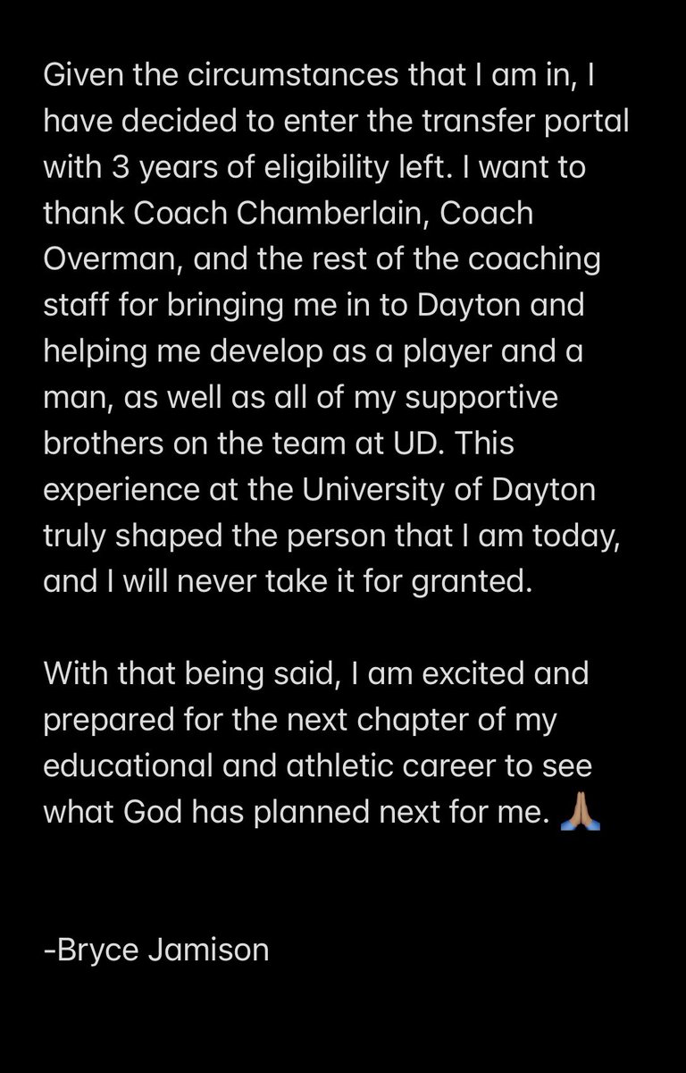 jamison_bryce's tweet photo. On to the next chapter.🙏🏽 Thank you UD.✈️ https://t.co/6dYB7ICjvx