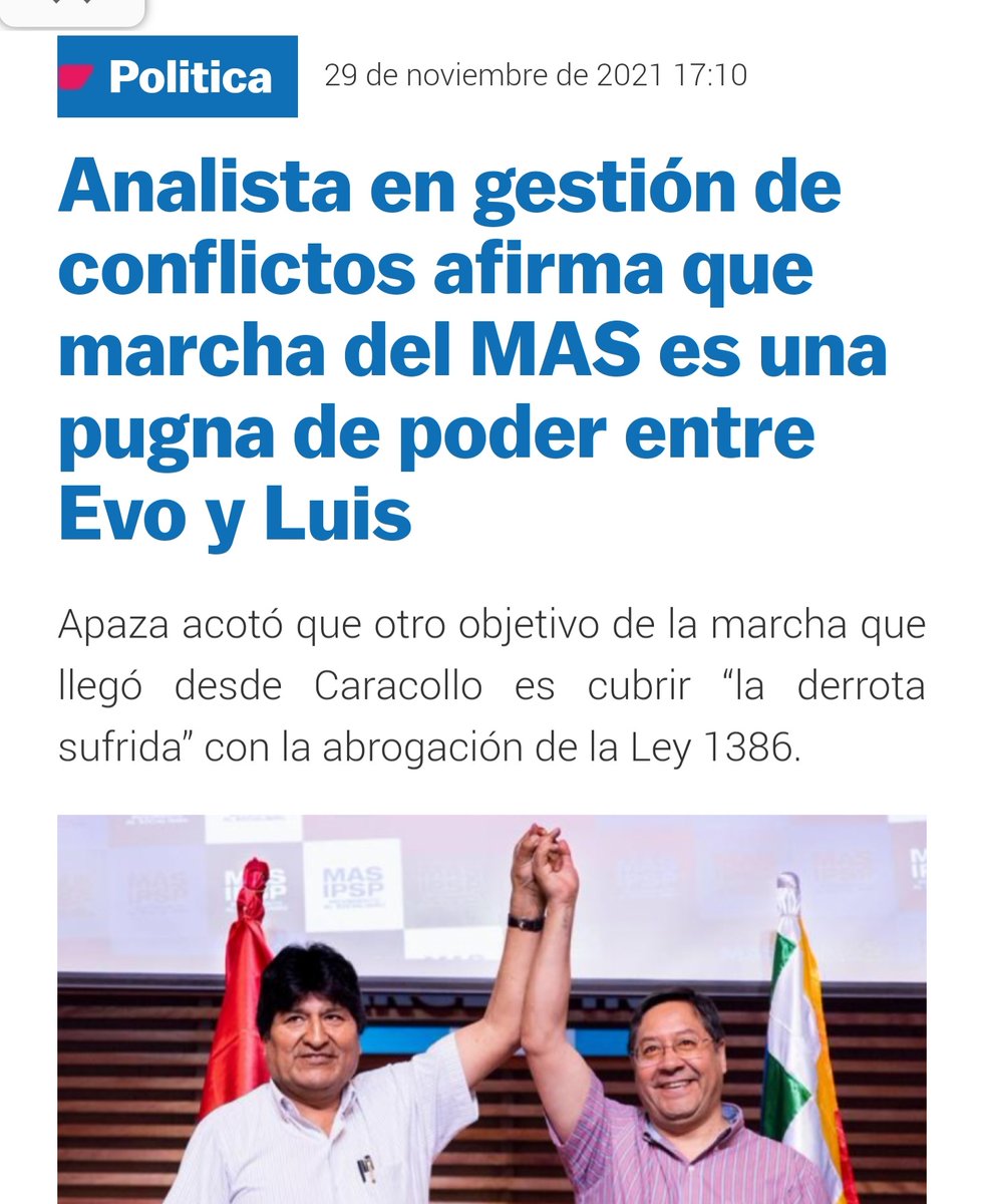 tutoquiroga's tweet photo. Marcha del MAS en #Bolivia fue para:
✓ ¿Demostrar su odio a #SantaCruz?
✓ ¿Celebrar que abrogan rápido las necedades que aprueban?
✓ ¿Abrir competencia Arce vs Evo?
✓ ¿Censar a funcionarios azules?
✓ ¿Intimidar a medios?
✓ ¿Festejar liberación de Zapata?
....mmmm. https://t.co/bCj1ljVhtY
