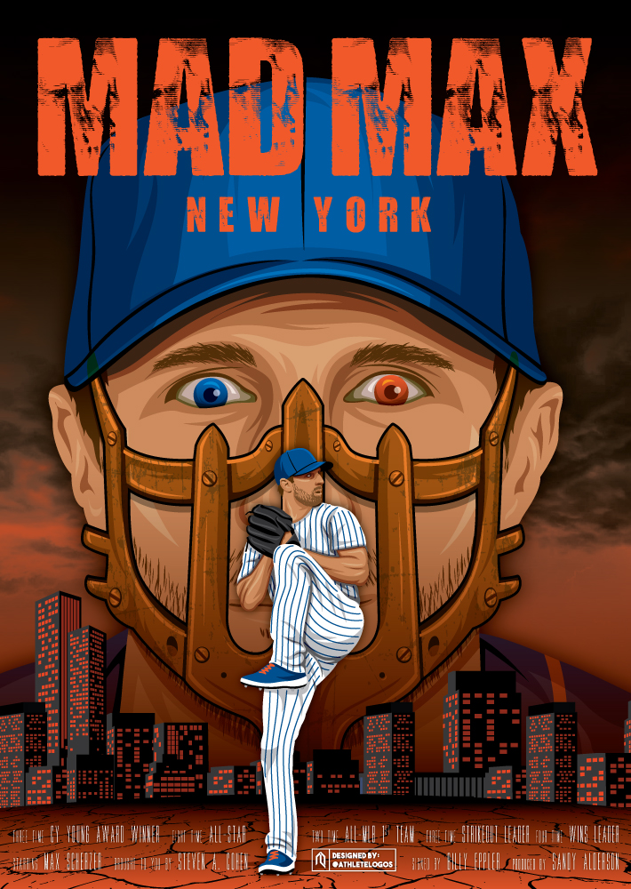athletelogos's tweet photo. Mad Max comes to New York @Max_Scherzer #LFGM https://t.co/HD27XoADxM