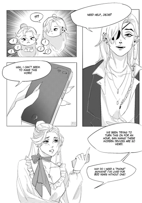genderbend hualian / vampire AU❣️ 