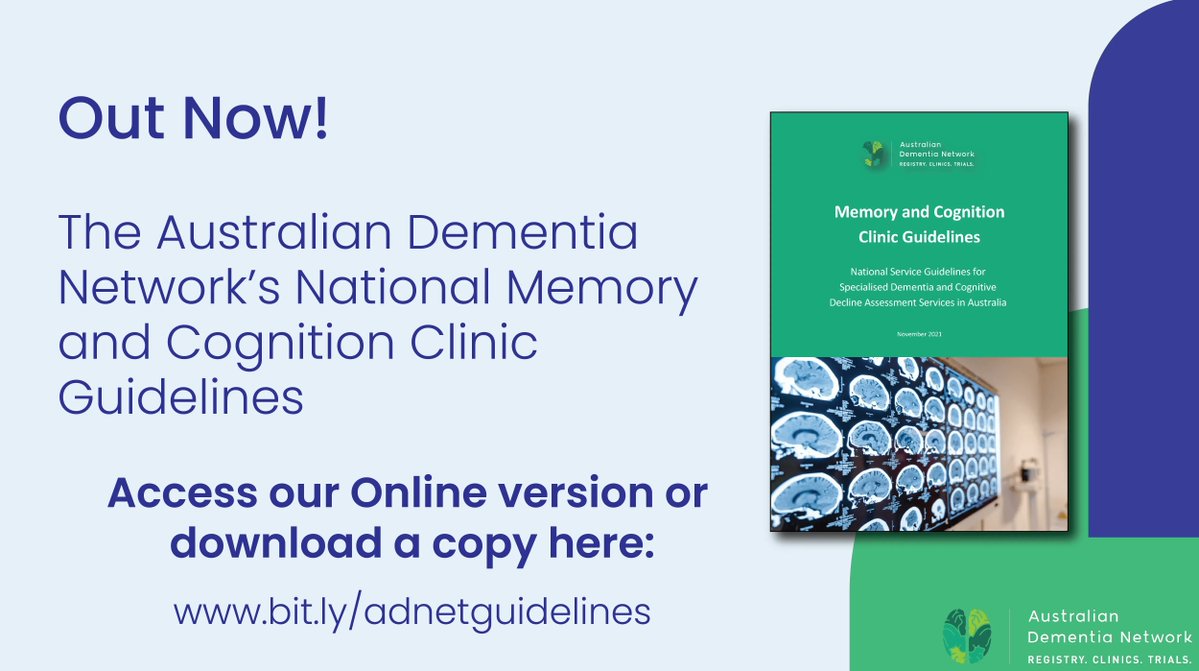 Prof_Naismith's tweet image. We are delighted to launch the new national @adnet #MemoryClinic guidelines. We need to grow and expand services for p/w MCI &amp;amp; dementia, incl. post-diagnostic support &amp;amp; greater regional/rural/remote services. Accreditation will commence in 2022. @GregHuntMP @dementiaaustralia