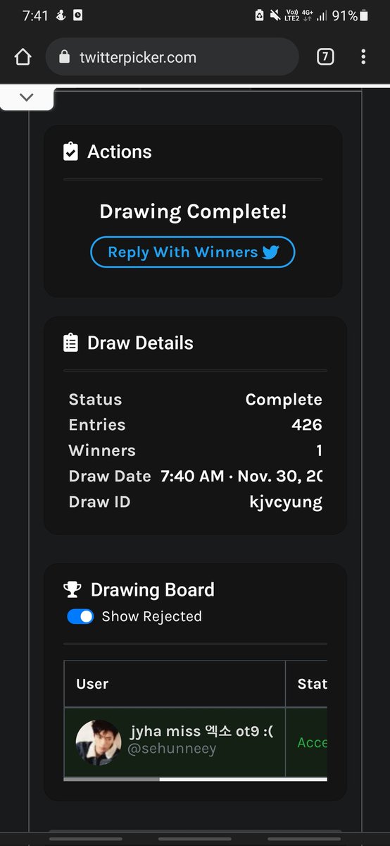 Ebright_lab's tweet photo. Winner 🏆: @sehunneey
*Kindly DM me your address details within 12 hours* https://t.co/BCzBaOSwHB