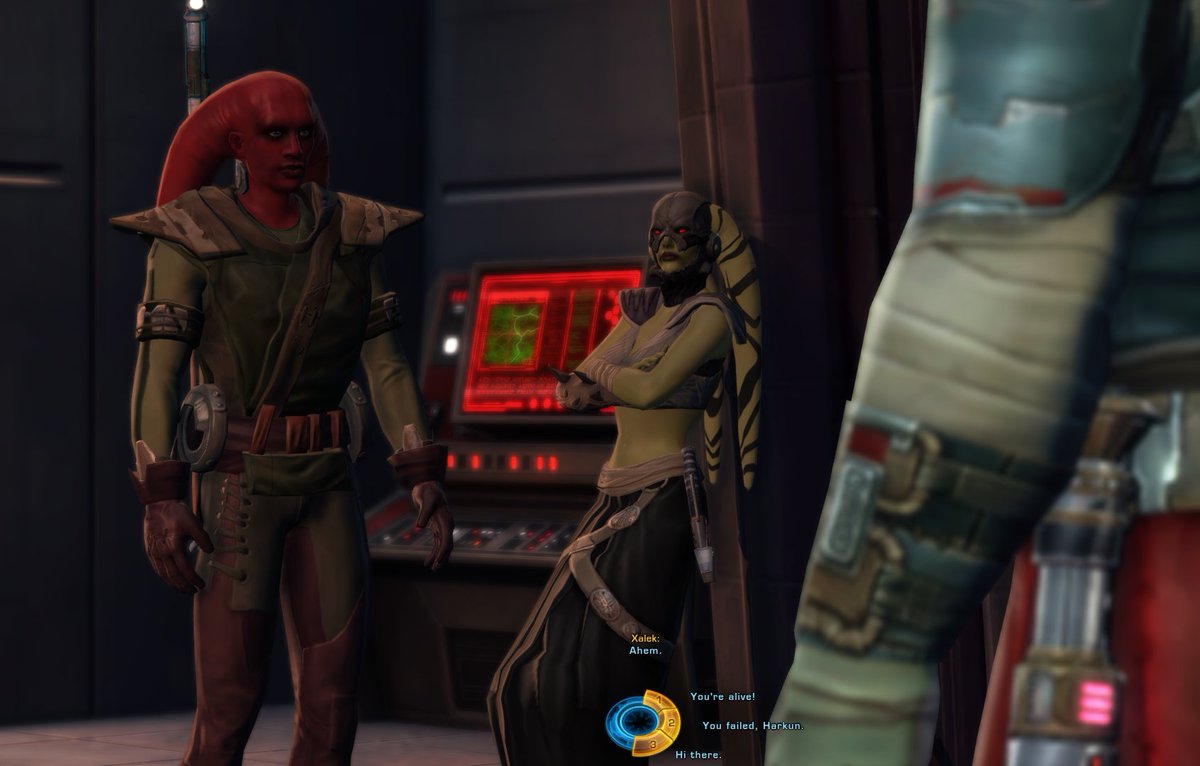 darth__nox's tweet photo. Meeting Xalek. Not impressed. #SWTOR https://t.co/aHBeZAN5hC