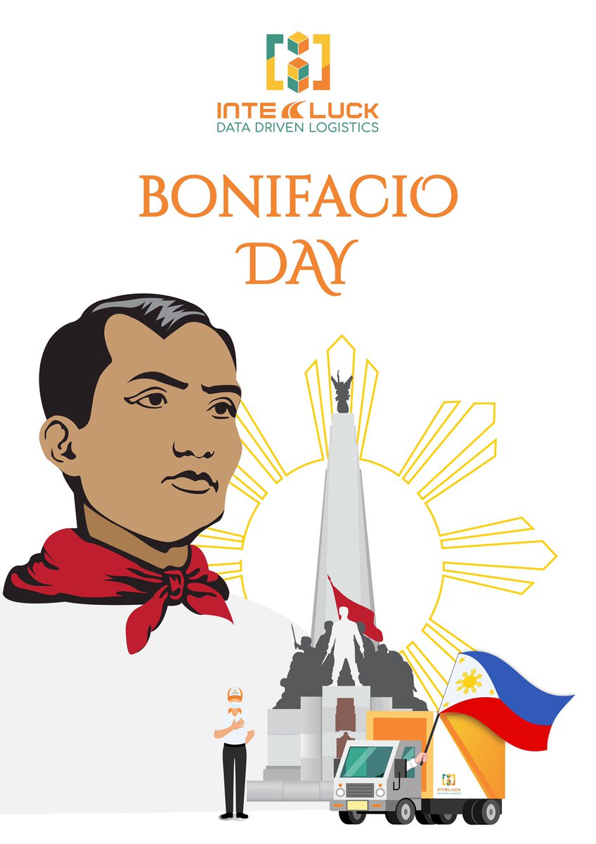 InteluckCorp's tweet photo. “Ito’y ang Inang Bayang tinubuan,
siya’y Ina’t tangi ng kinalimutan
ng kawili-wiling linwanag ng araw
nagbibigay-init sa buong katawan.”

Happy Bonifacio Day!

#Inteluck #Trucking #Logistics #Bonifacioday https://t.co/SPAa3vQIO3