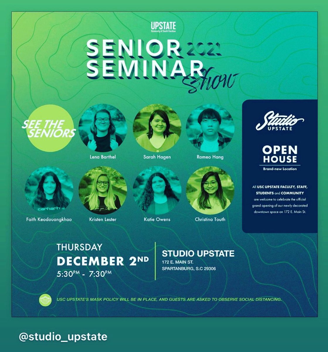 This Thursday night. #uscupstate