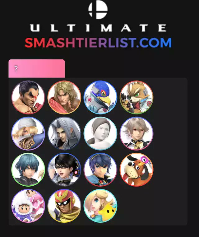 Vendetta_FGC's tweet photo. If you main any of these, would you mind explaining their viability? 

Don't mention "Top X". I don't care. I want to know about their tools and how viable they are against the rest of the roster.

If you don't main any, please do not answer and don't shut others responses down. https://t.co/0EWUSaZPzs