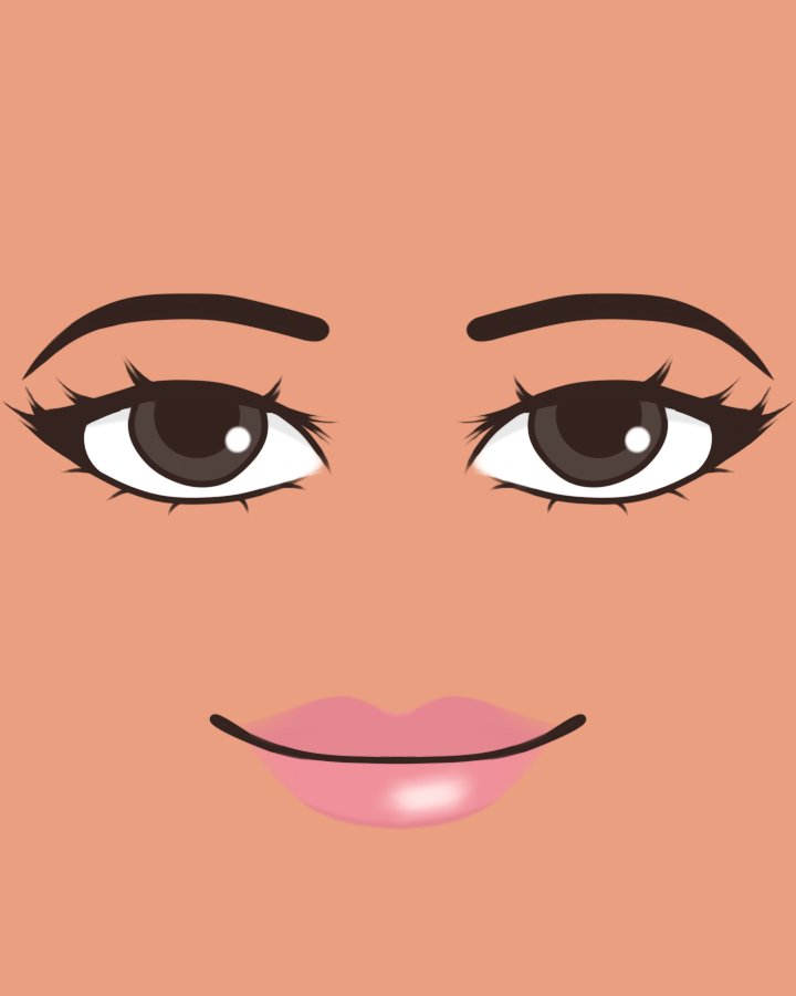 ☆  natural girl makeup face - Roblox