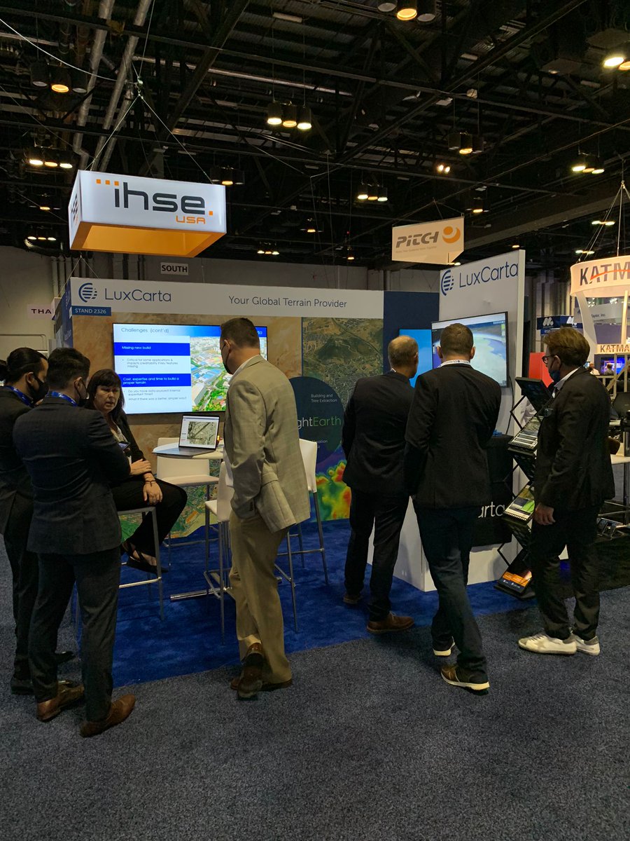 Great first day at #IITSEC2021. Looking forward to more conversations the rest of the week on #BrightEarth. Visit #LuxCarta stand 2326.