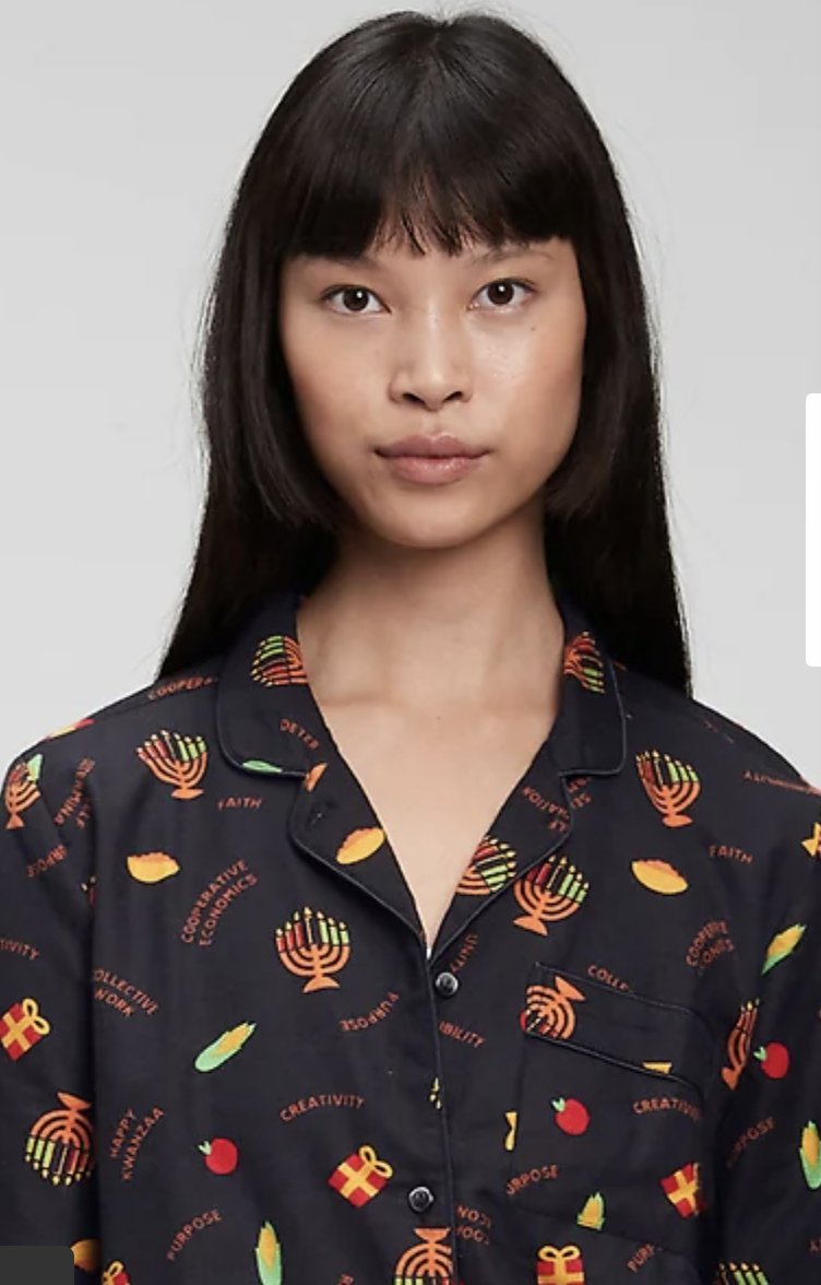 gap kwanzaa pajamas