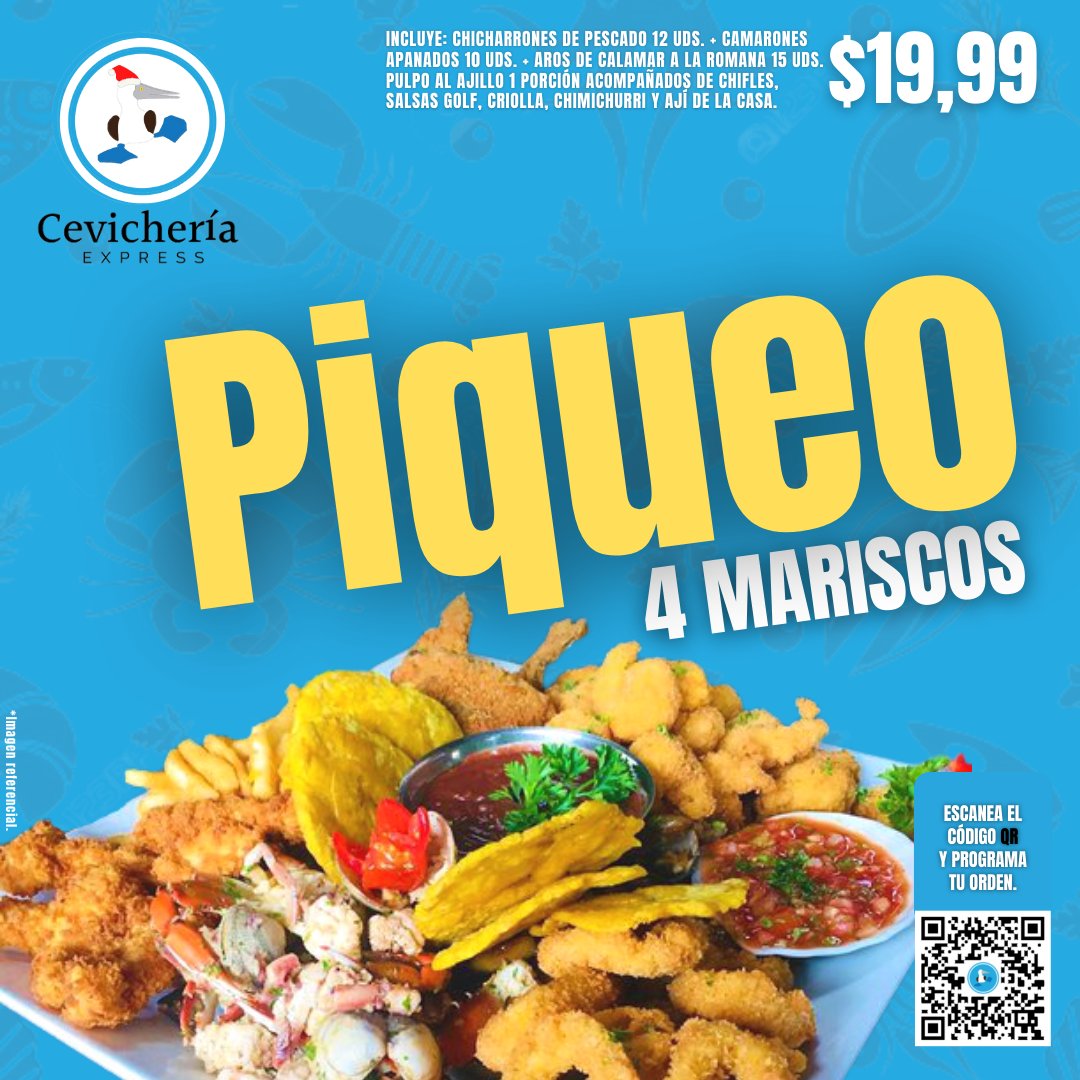piquerosec's tweet photo. 4 Mariscos para compartir en familia, amigos o en esas tardecitas de #Netflix 😉.
#Guayaquil #Ecuador #mariscos #piqueodemariscos #delivery #adomicilio #parallevar https://t.co/NPo1SPyVxa