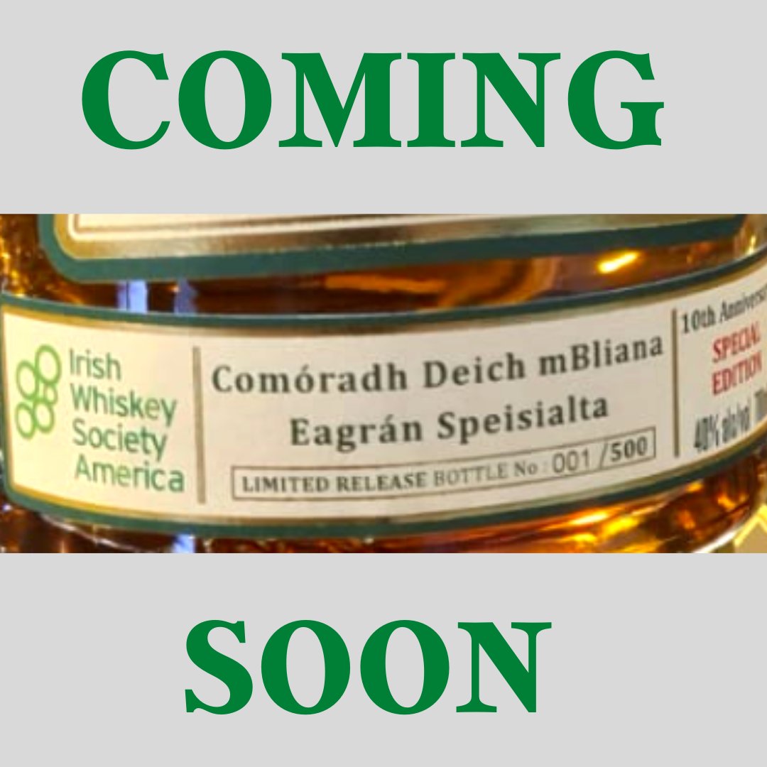 Exciting news for IWSA members! A special limited edition premium blend celebrating our 10yr anniversary. Covid & shipping issues continue to cause delays but keep room in your Christmas stockings. More details soon.
#whiskeygifts #irishwhiskeyclub