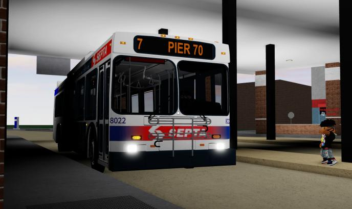 SeptaRblx's tweet photo. Of course, one of the best buses was in service for the run. Once again, 2005 New Flyer D40lf #8022. 
(Photo Credit Iceyy.)

@IceysIcey #Septa #NewFlyer #D40lf https://t.co/RXL1Xa7st3