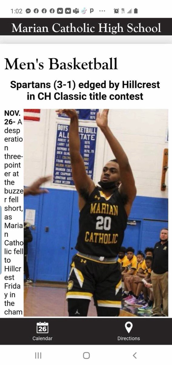 Thoroughly Enjoyed watching Josh Lawson (Marian, 2022) this entire Chicago Heights Classic tournament. 

Backcourt of Josh Lawson and Jeremiah Jones will present serious problems for their opponents

They are long and play BOTH sides of the ball very well 💯