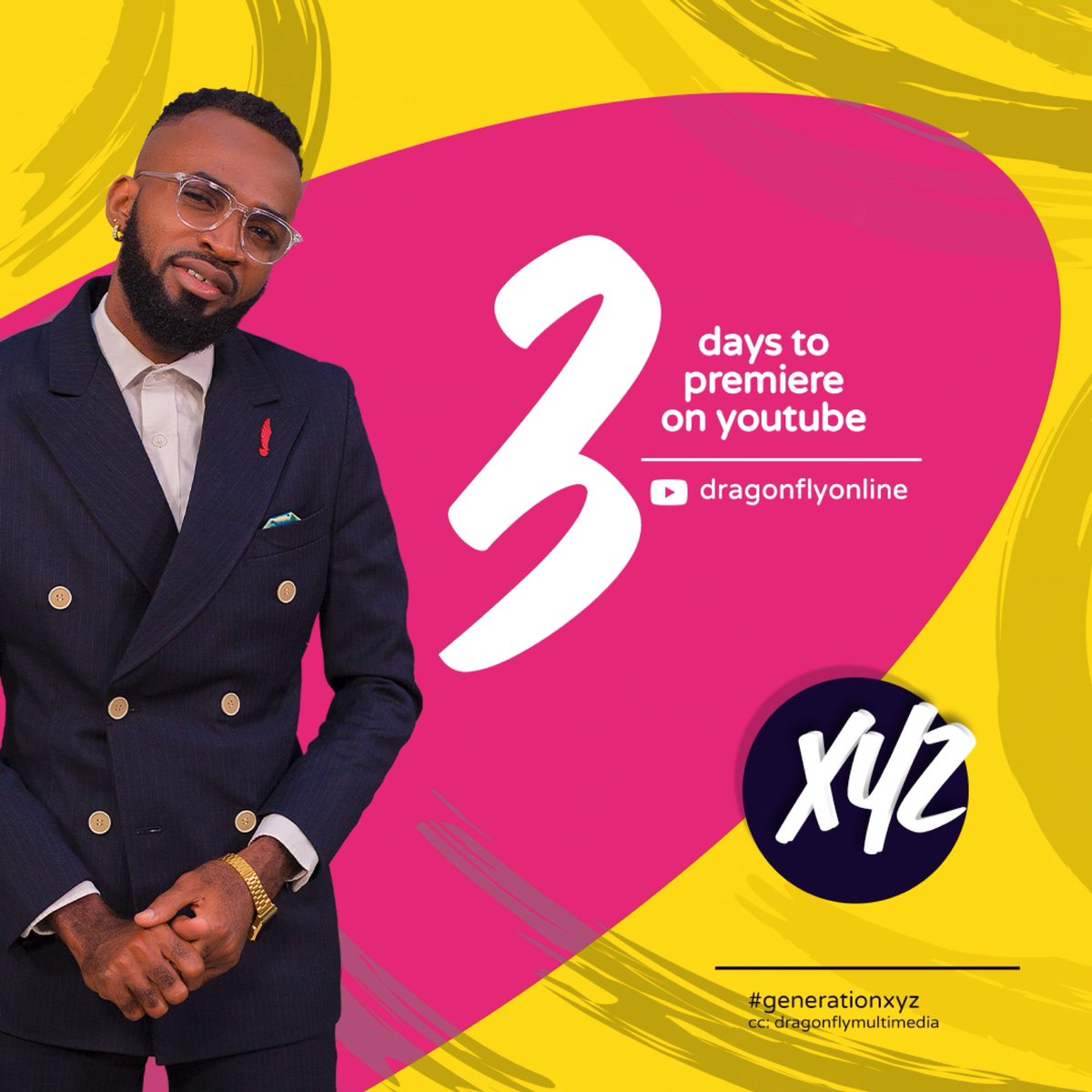 DragonflyMMedia's tweet photo. 3 more days to Fun and exciting convos with the generations X, Y and Z

Meet Our Guest @monteozafrica.

Follow us on 
Twitter : @dragonflyonline 
Instagram: @dragonflyonline_
Facebook: @dragonflyonline
YouTube : Dragonflyonline https://t.co/u4we8n3FaM