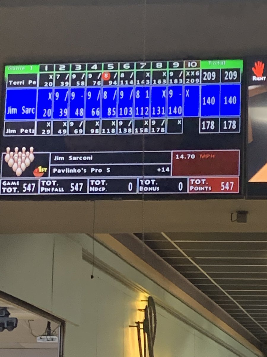 tlp300's tweet photo. First game with the string pins. I’ll take it lol #StringPins #NaplesHeadPinz
#Bowling https://t.co/HqDVakFt3K