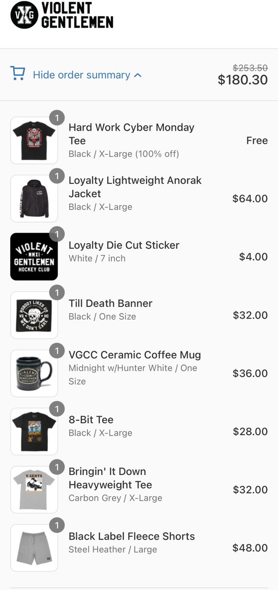 I got nothing on Black Friday and then I finally opened the @ViolentGents text thread on my phone and couldn’t pass on these sales 🔥🏒 #pucklife #hockey #hockeyislife #iceinourblood