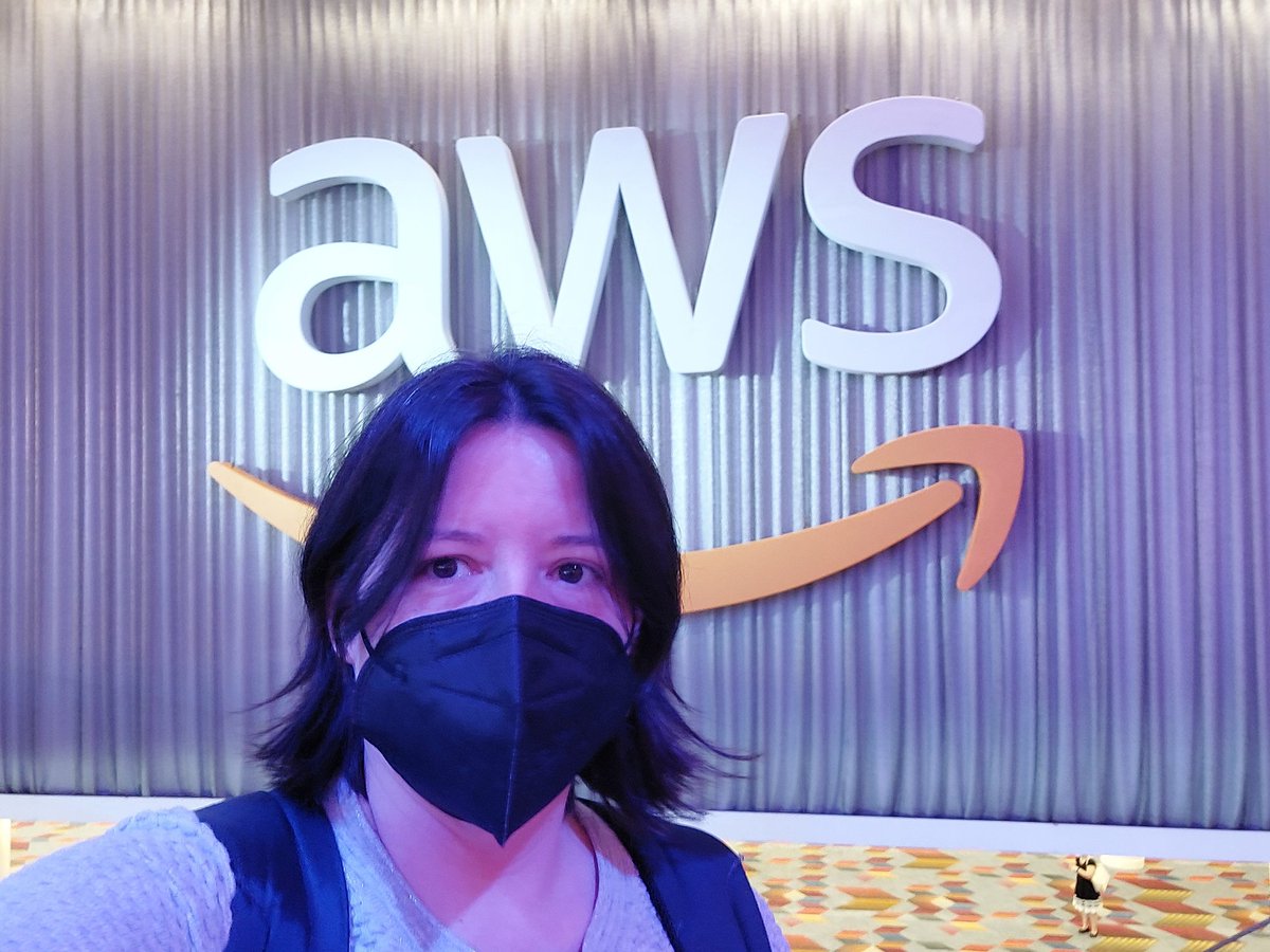 mariaencinar's tweet photo. At my first #reInvent. Lucky to enjoy it as an employee and be able to meet #AWSCommunities @awsdevelopers https://t.co/o5wVr7WqoR