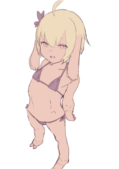 不死千代さん @cockchiyo とこのけも娘さん 