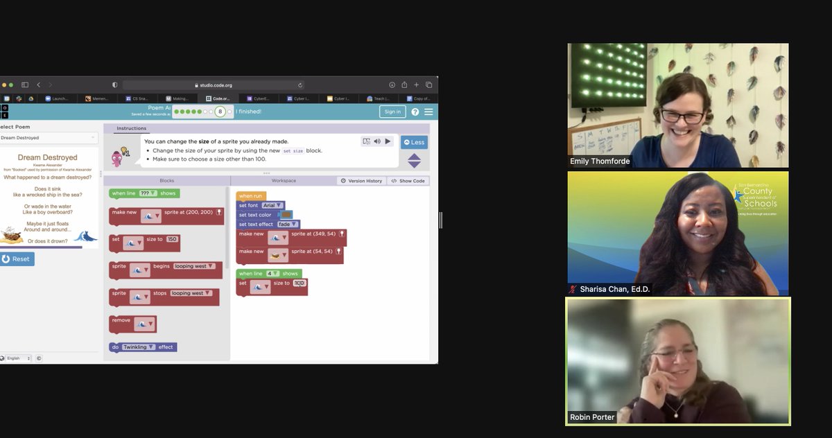 SBCSS_EdTech's tweet photo. What an amazing new tool for Hour of Code! Thank you so much for sharing @thegrene! Can't wait for the next free #cssnack: Read Like a Gamer! December 13, 2021 @ 3PM

Register here for Read Like a Gamer! https://t.co/ZZFharC3Bj

@Sonal_EDU @ChanSharisa @SBCountySchools https://t.co/ZGzSOURXQH