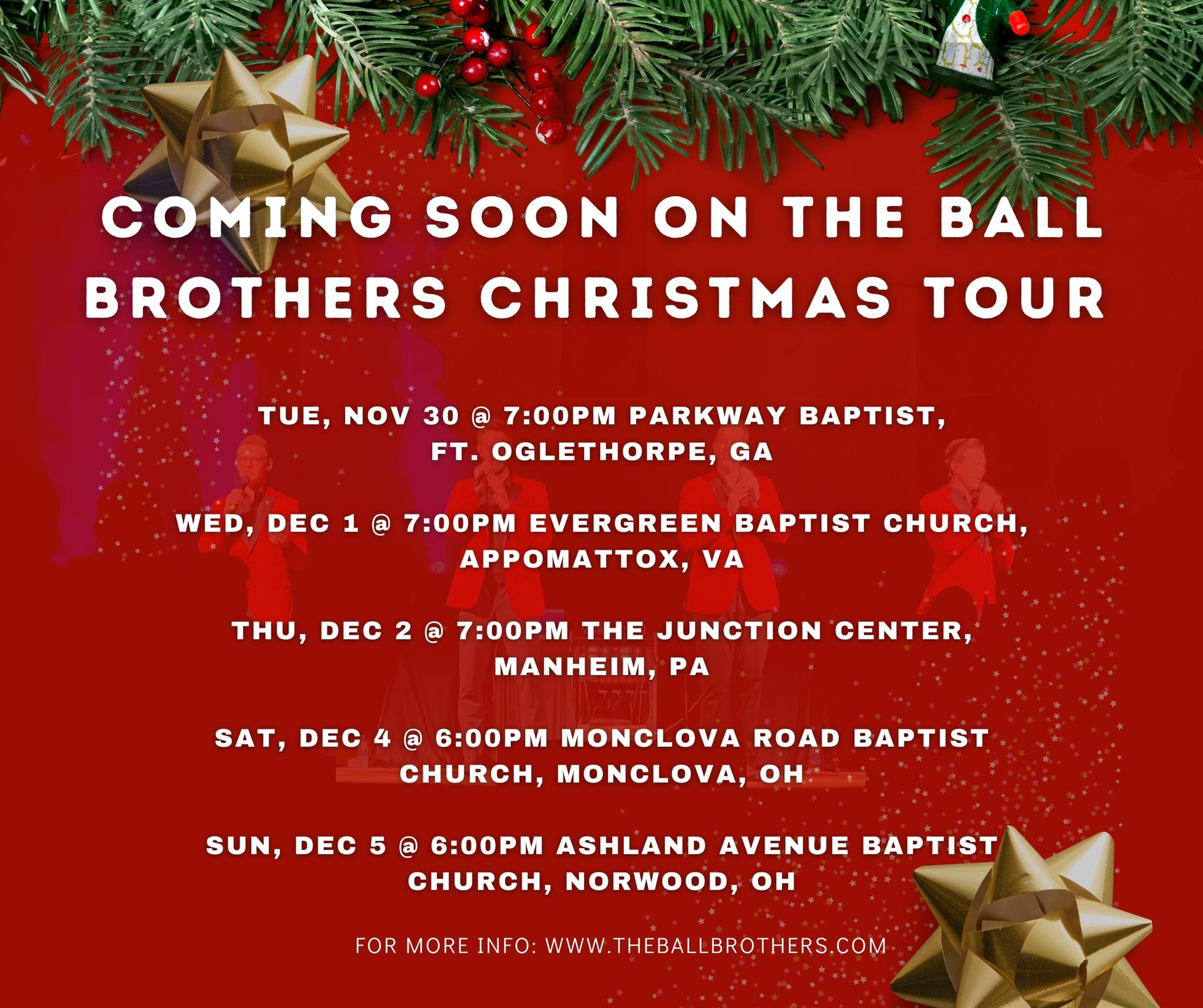 December 14 2022 Soul Christmas Singer Baptist St Louis Ball Brothers (@Theballbrothers) / Twitter