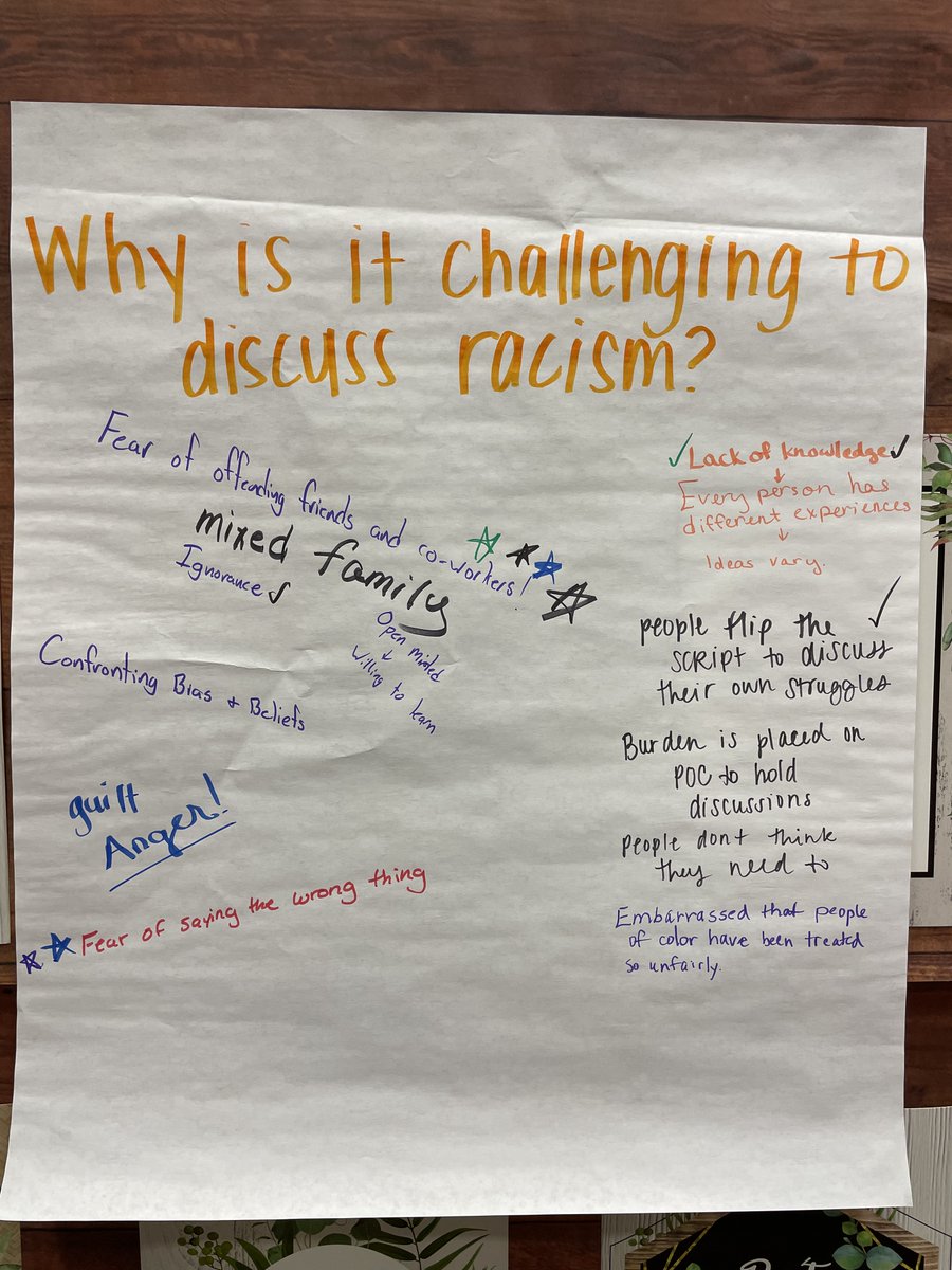 Spent the morning discussing “So you want to talk about race.” Insightful and honest conversations all around. I’m proud of my staff for their honesty and willingness to engage themselves in dismantling the machine. #equity <a href="/LelaSimmons19/">Lela Simmons</a> @IjeomaOluo