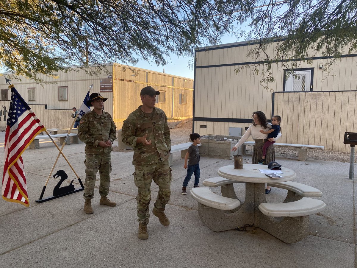 Congratulations to Cobra 12B, SFC Rios, and his family upon his promotion to Sergeant First Class! It’s a great day in the desert!