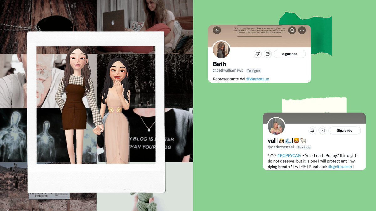 WarbotLux's tweet photo. ╭──────── •❀
     @darkxcasteel as @bethwilliamswb
╰──────── •❀ https://t.co/crlQkQE0b3